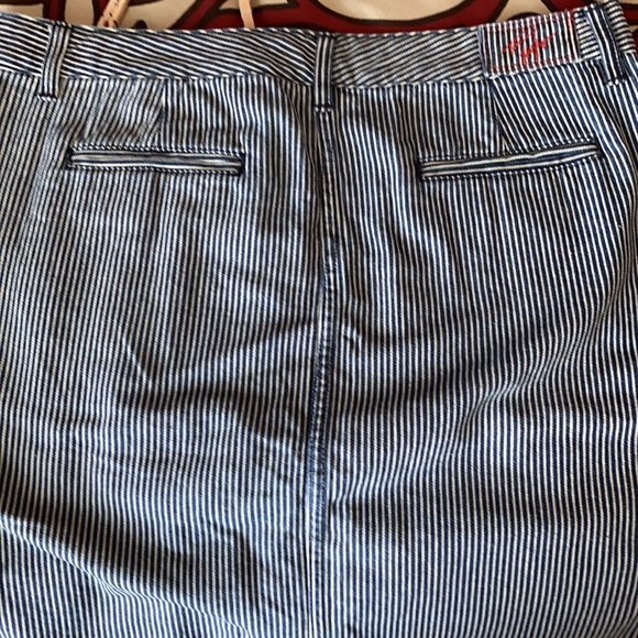 Tommy Hilfiger Striped Denim Skirt 14 - Picture 4 of 4